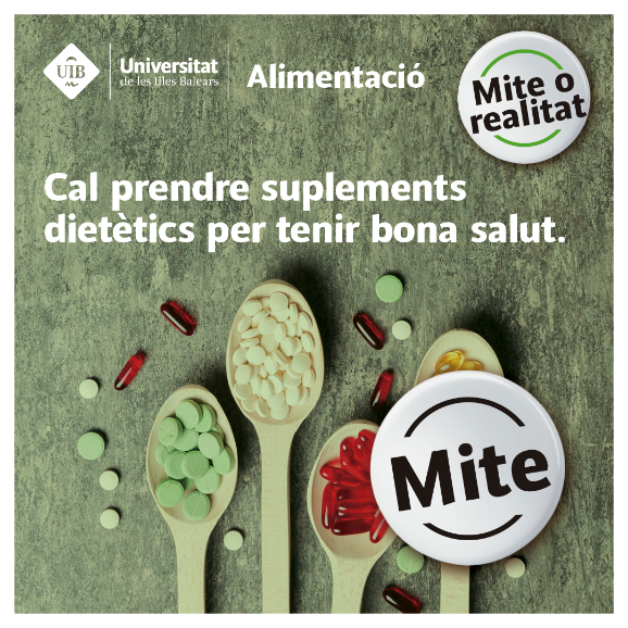 Cal prendre suplements dietètics per tenir bona salut